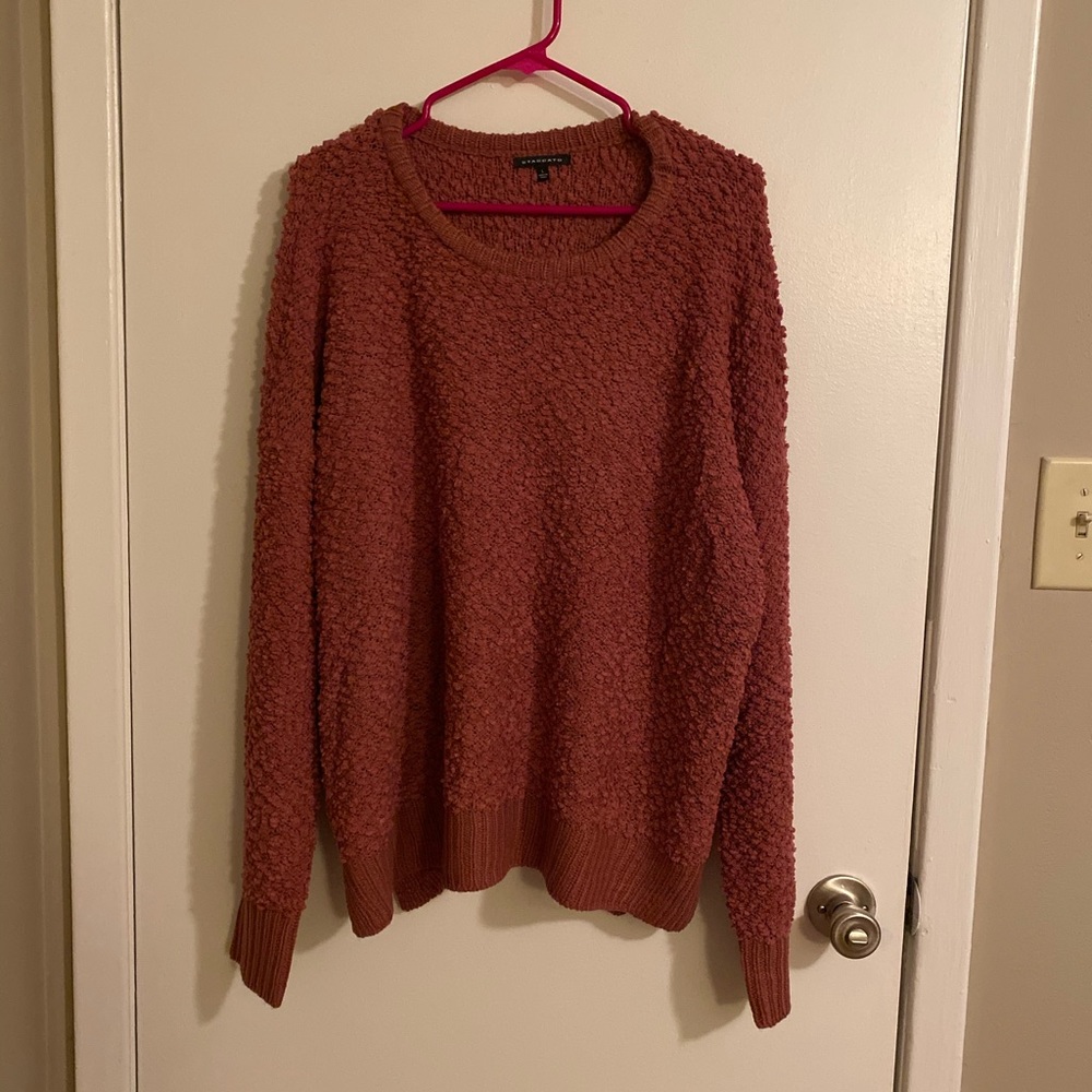 Mauve Popcorn Sweater